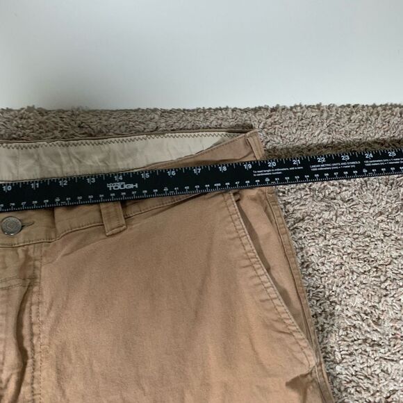 Columbia Mens 40x30 Straight Leg Active Pants‎ Khaki 5 Pocket - Picture 6 of 14